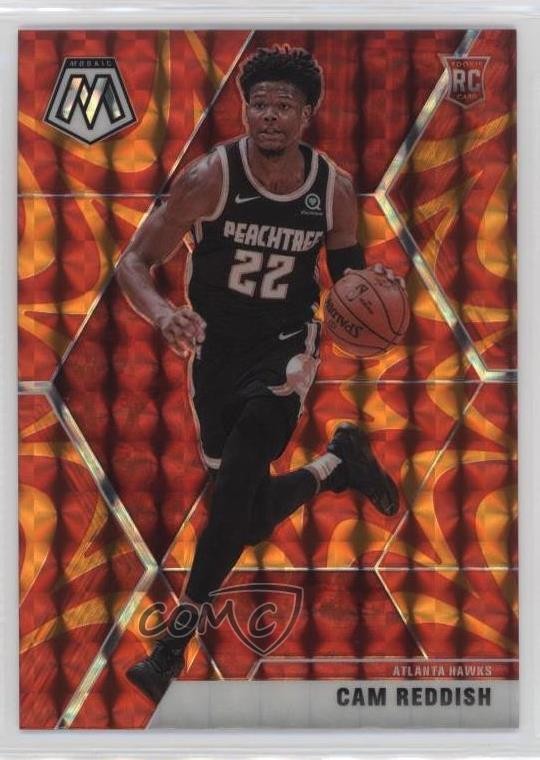 2019-20 Panini Mosaic Rookies Reactive Orange Prizm Cam Reddish #241 12v9
