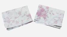 POTTERY BARN LoveShackFancy Garden Std Shams Pink Roses Floral 21x32