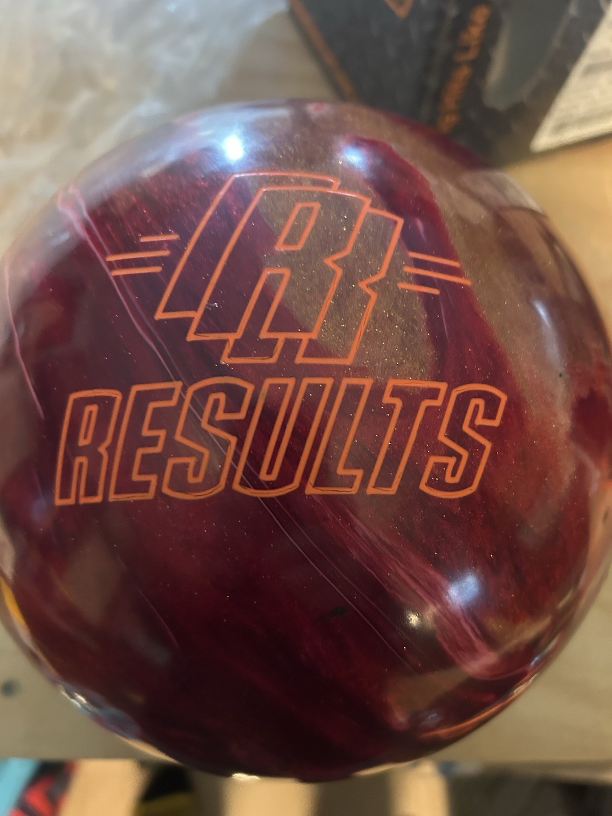 Radical Results Solid Reactive Bowling Ball Red/Blue 15 LB (