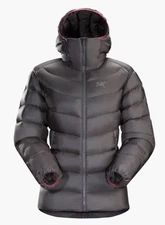 Arc’teryx Cerium SV Hoodie Women's Size Medium Grey with Purple Trim (Preowned)