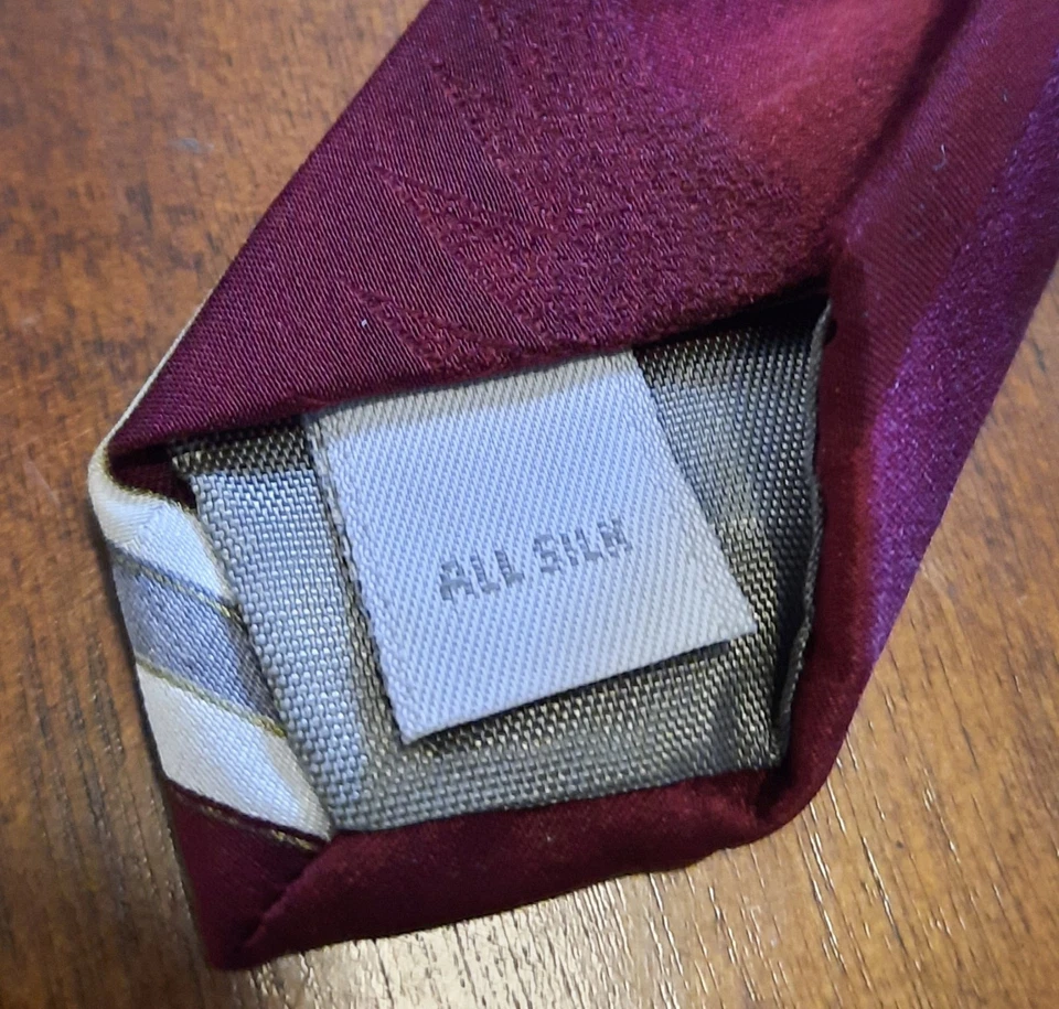 Corbata vintage geométrica estilo Art Deco para hombre Foto 4 de 4