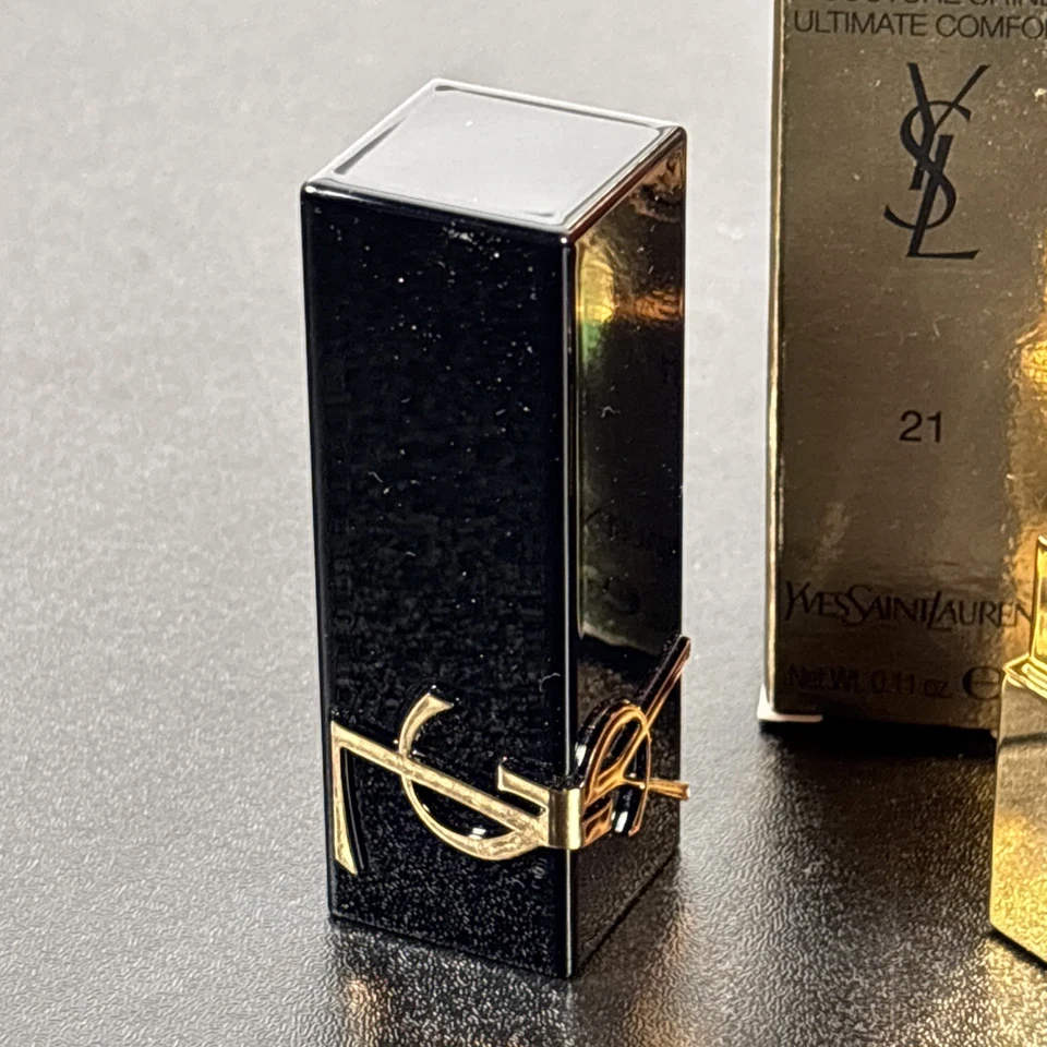 YSL Rouge Pur Couture The Bold 口红 # 21 ROUGE PARADOXE 正装 3g 全新 — 第 3/4 张图片