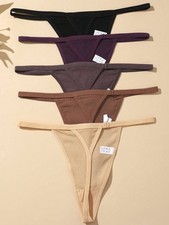 5-teiliges Set Damen Multicolor Gestreifte G-String Sexy Slips mit bei Billig24