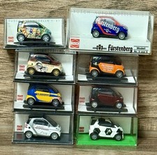 Busch 1:87/H0, Smart Sammlung/Konvolut, 8 x Modellautos in OVP