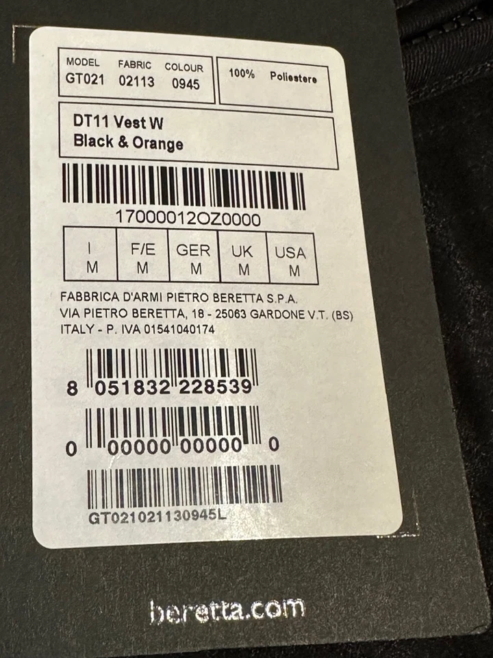 Beretta DT11 Vest Womens Medium Shooting Sporting Clays Vest - Image 4 of 4