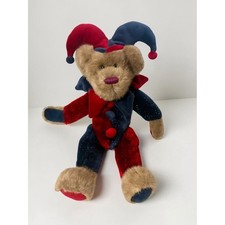 The Boyds Collection Mr. McFarkle Court Jester Jointed 14" Bear Plush Toy Velve