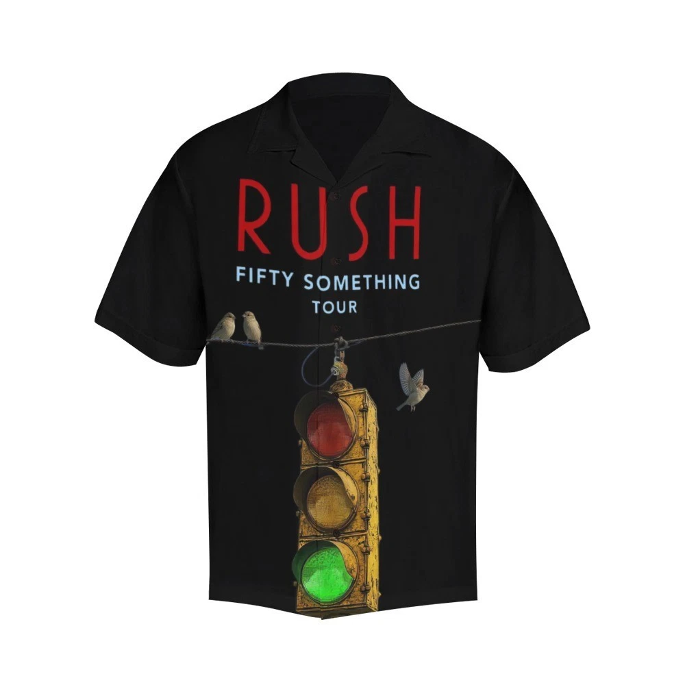 Button Down Hawaiian Shirt. Rush Fifty Something Tour