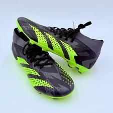 Adidas Predator Accuracy.2 Firm Ground Soccer Cleat Black/Yellow - Size 9.5- New