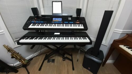 Music Stand Extensions for Yamaha Genos 2 for angled position above 2nd keyboard - Picture 6 of 12