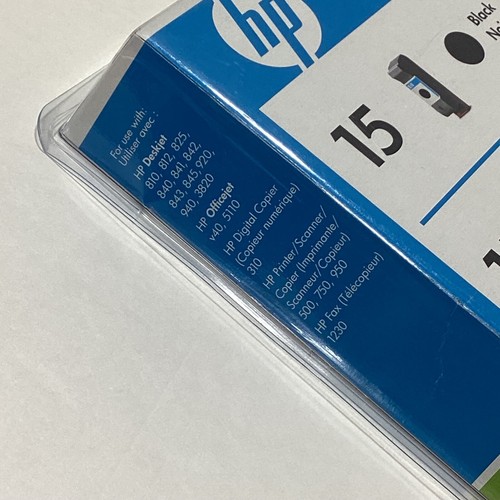 HP Ink 15 Nero Due Cartucce Confezione Doppio Valore C6645BN 331377 Scaduto - Foto 5 di 5