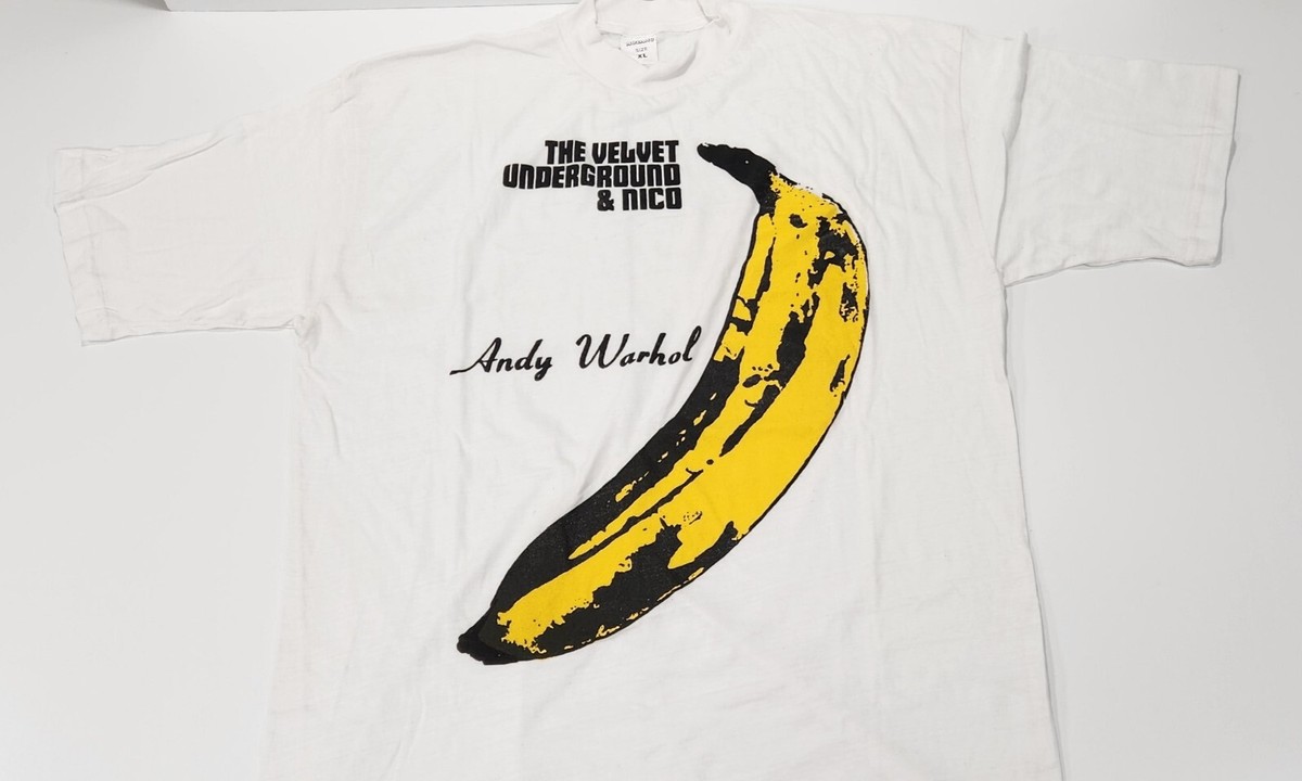 VTG Andy Warhol The Velvet Underground & Nico Original Pop Art T