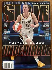 Oct/Nov 2024 Caitlin Clark Indiana Fever 1st PRO SLAM Magazine #252 Newsstand