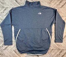 The North Face Fleece Sweater Girls XL Long Sleeve Blue Outdoors Casual Logo