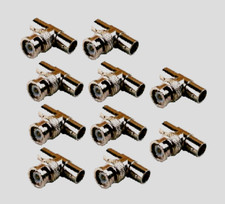10 pcs BNC Male To Double BNC Female " T " Adapter Connectors