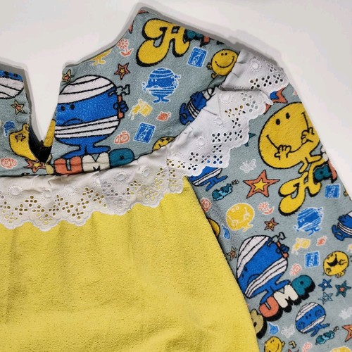 Vintage Mr Men Dress Handmade Girls Size 8-10 Years 1980s *Pilling Stain READ - Picture 9 of 16