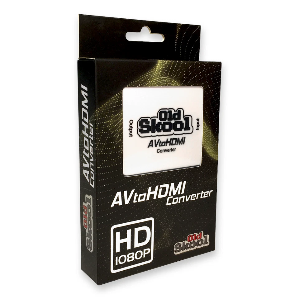 Old Skool AV / RCA to HDMI Converter Upscaler for NES SNES GENESIS & More! 1080p - Image 2 of 2