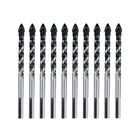 10x Masonry & Concrete Drill Bit Set 6/8mm for Concrete Ceramic Glass Wood Tile