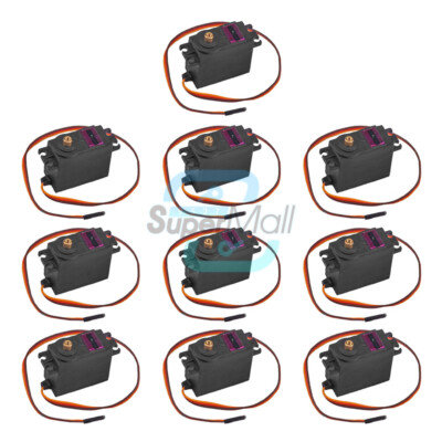 10PCS MG996R Metal Gear Torque Digital Servo For Futaba JR RC Truck Racing Car