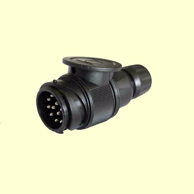Jaeger 12V Kfz Anhängerstecker Stecker für  Anhänger 13 polig m. Schraubanschluß