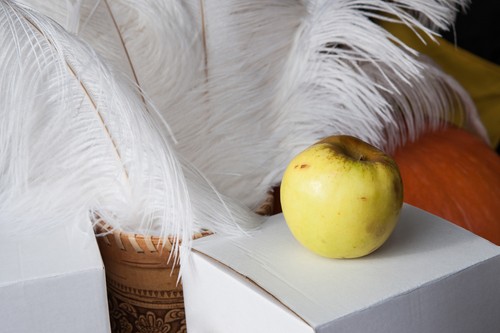 10 Pieces - 14-17" Off White Ostrich Drab Feathers Centerpiece Wedding Supplier - Picture 11 of 12