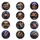 Horoscope / Astrology Signs on Quartz Clock, 2 Sizes, Choose From 12 Star Signs