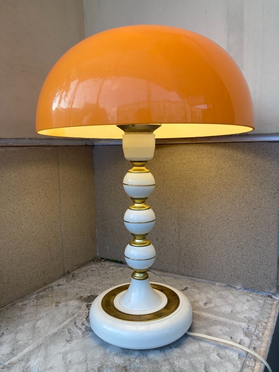 大きなマッシュルームランプ ビンテージ Murano” Vintage Mushroom Glass Table lamp ビンテージムラーノ