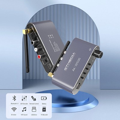 GTMEDIA Bluetooth 5.1 Music Receiver Transmitter COAXIAL OPTICAL USB TF RCA AUX