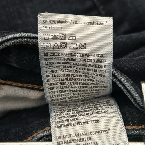 American Eagle Blue Super Hi-Rise Jegging Jeans Size 2 - Picture 5 of 11