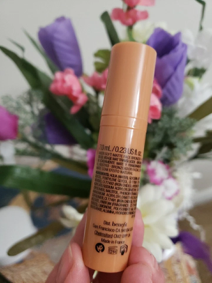 Benefit Dew The Hoola Soft Matte Liquid Bronzer for Face 0.23oz/7ml Full Size - Image 2 of 4