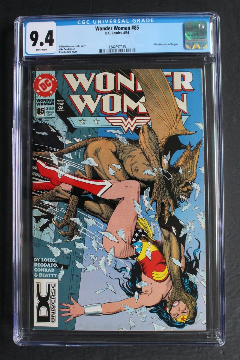 WONDER WOMAN #85 1st MIKE DEODATO 1994 Brian Bolland GGA DCU