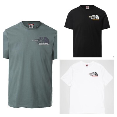 The North Face Men's Co-ordinates T-Shirt Crew Neck White Black