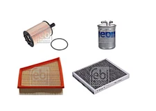 FEBI Oil Fuel Interior Air Filter SET For SEAT SKODA VW Cordoba IV Fox 02-10