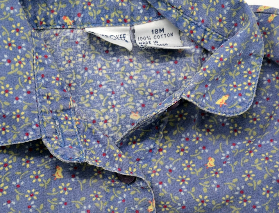 Estupendo Bebé Blusa De Cherokee Talla 18M 80 86 - Imagen 2 de 2