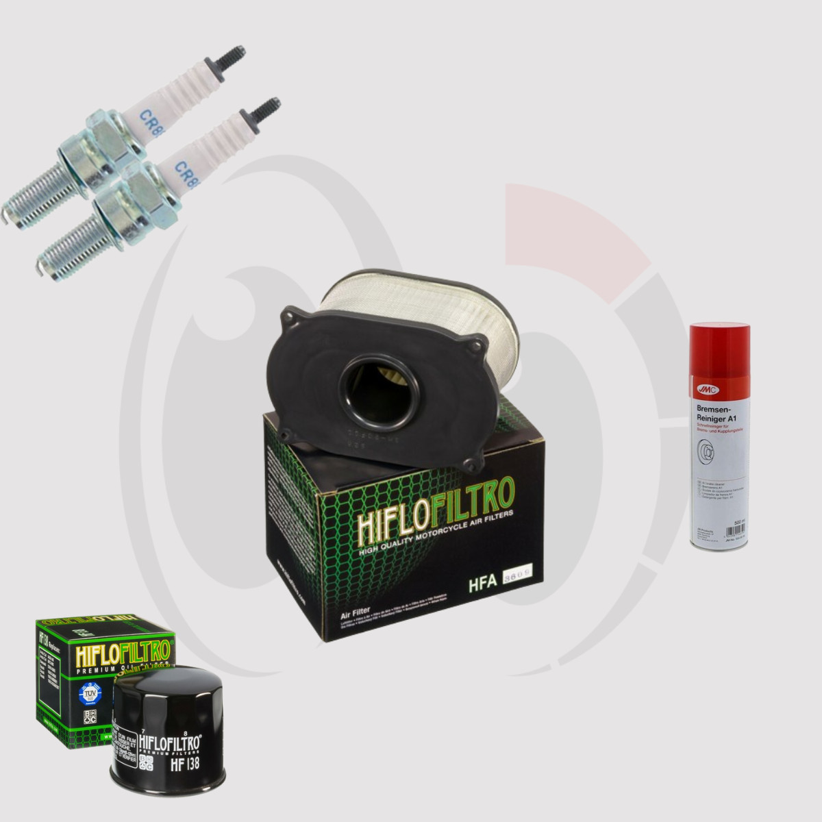 Kit entretien Suzuki SV 650 carburation pièces révision filtre air bougies 1999-2002