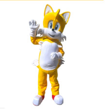 Tails Mascot Costume Adult Halloween Party Cosplay Event