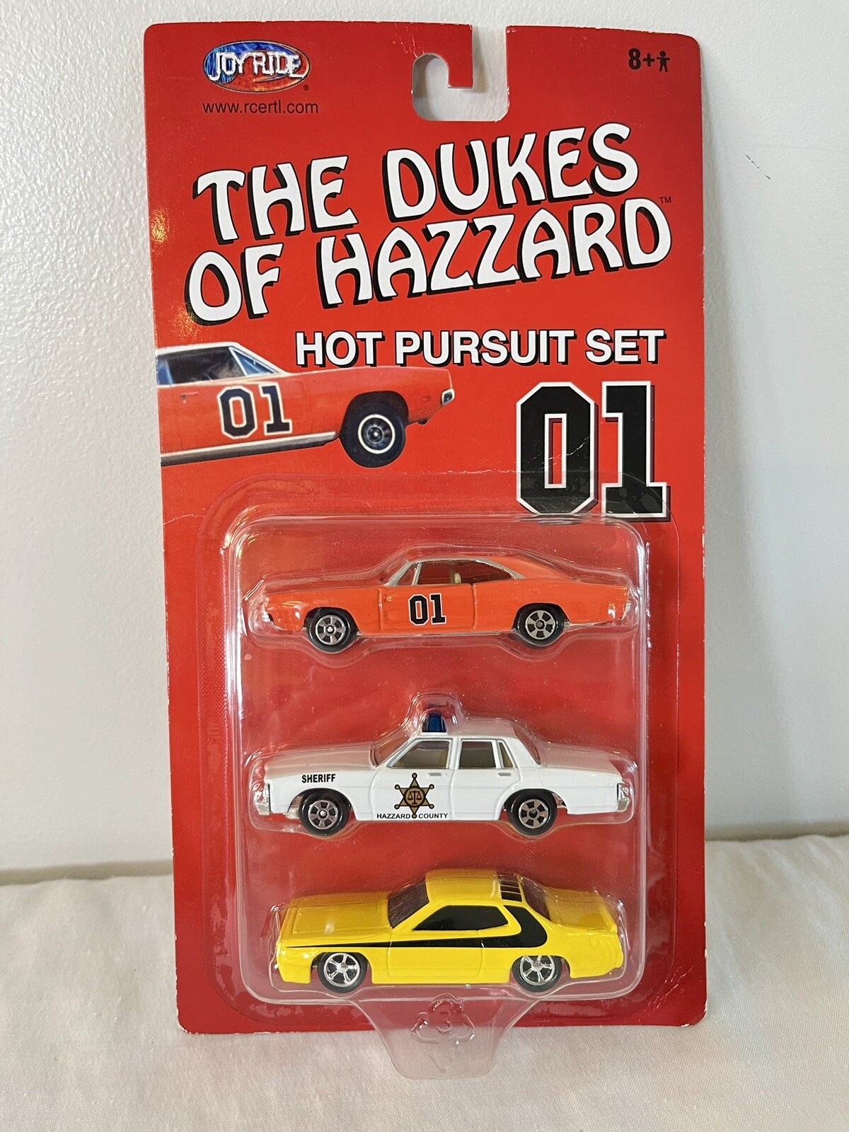 Joy Ride Dukes of Hazza rd Hot Pursuit Die-Cast Car Set