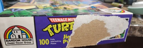 Vintage 1987 Teenage Mutant Ninja Turtles Rooftop House 100 Pc. Puzzle Complete - Picture 2 of 6