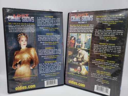 Lost Crime Shows DVD Set: Bände 1&2. Neuwertiger Zustand! - Bild 2 von 3