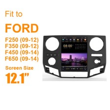 12.1" Android Car Stereo Radio For Ford F250 F350 2009-2012 Tesla Style Screen