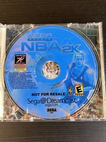 NBA 2K Sega Dreamcast Game with Case w/Manual