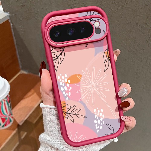 Girls Phone Case For Google Pixel 9 Pro XL 8 Pro 8A Flower Soft Silicone Cover - Picture 2 of 28