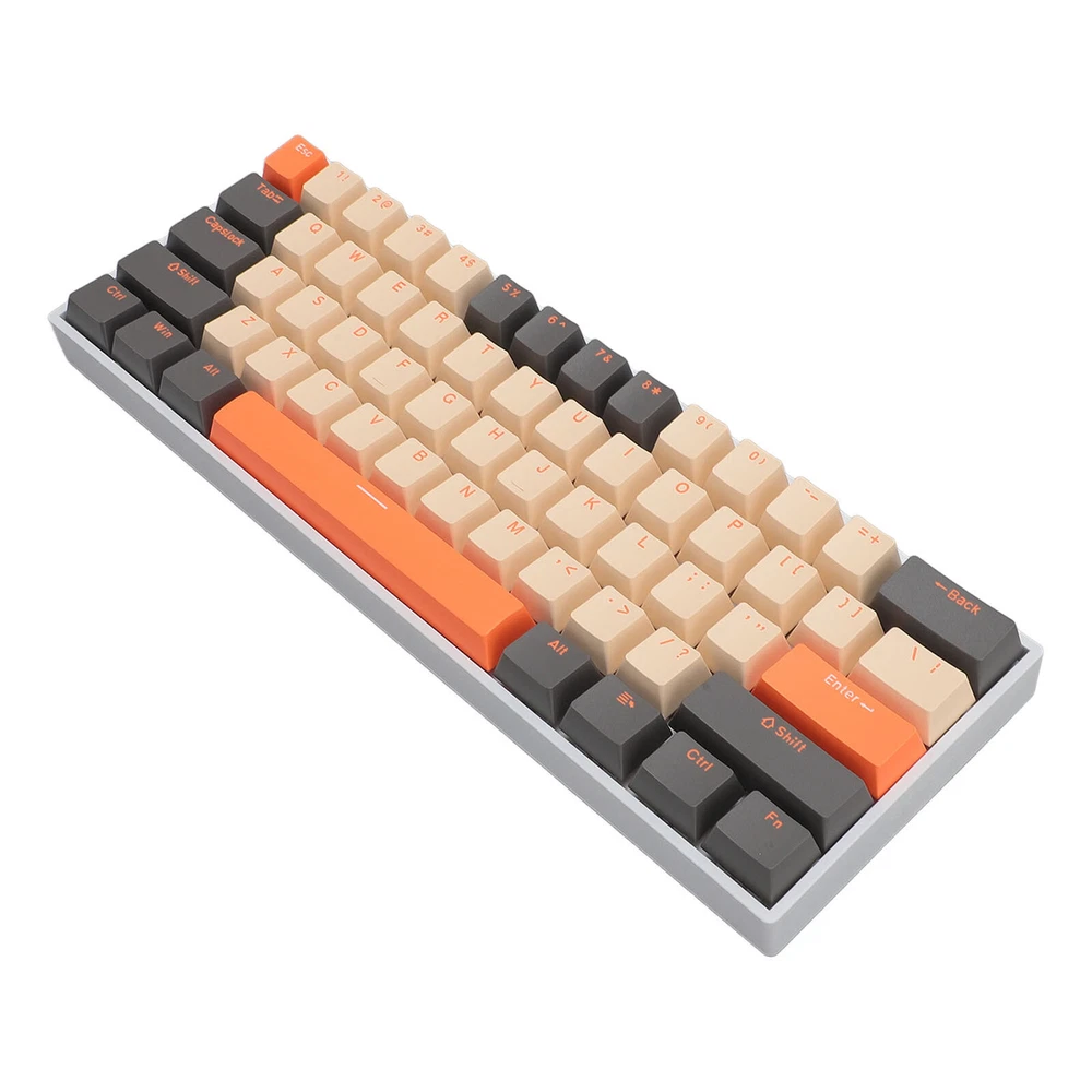 61-Key RGB Mechanical Keyboard with Wireless 3-Mode Connectivity