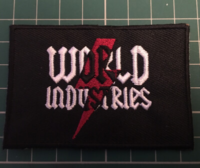 Official World Industries Vintage Skateboard Embroidered Patch 90's NOS New
