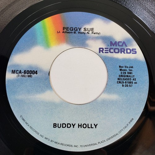 Buddy Holly "Peggy Sue" 45 Vg Tested Jukebox - Picture 3 of 5