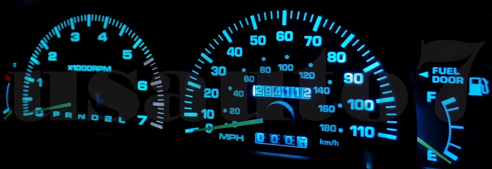 Dash Cluster Gauge AQUA BLUE LED LIGHT BULB KIT Fit 95-98 Toyota 4Runner 3rd Gen - Image 3 of 4