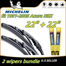 Wipers 2-Pack Premium Wiper Blades - fit 1991-2005 Acura NSX - 19220x2
