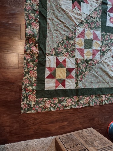 Vintage Amish Quilt Top 88x84 - Picture 2 of 17