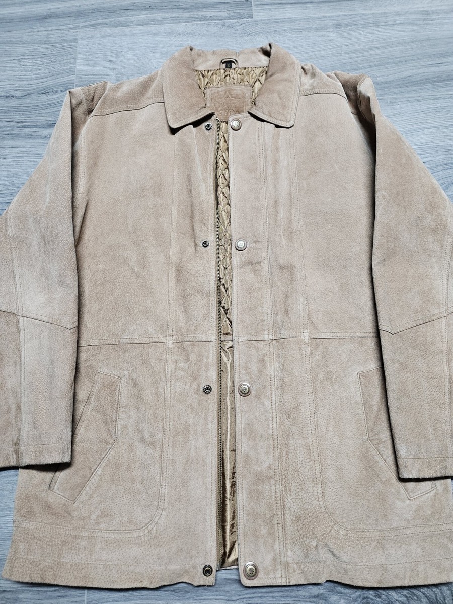 VINCISTAR レザージャケット　本革 Vincistar Leather Sand Colored Jacket Mens Size 52 | eBay