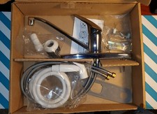 Kitchen Faucet w/ Spray.MOD CA40514 Cornerstone Chrome 1 Handle.NEW