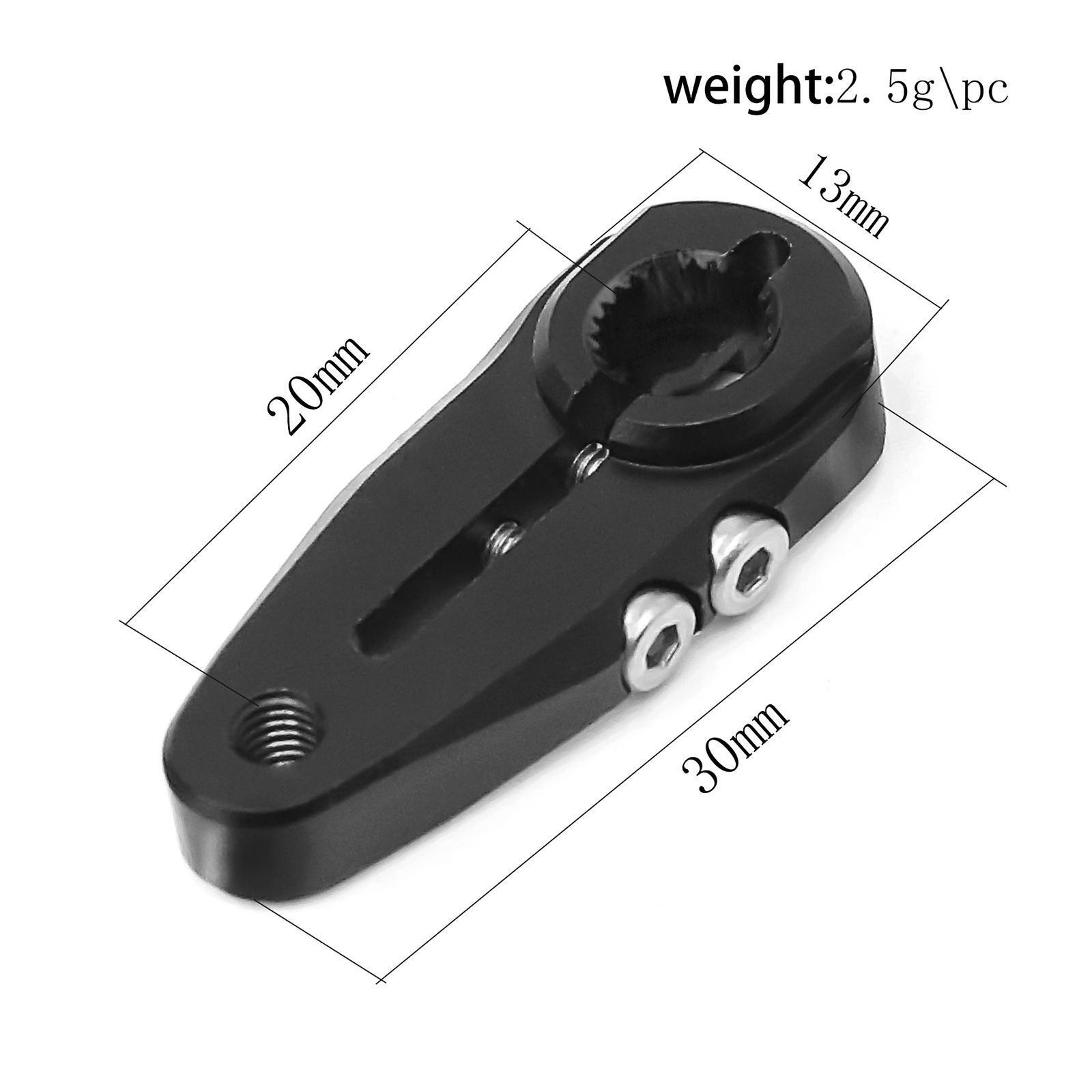 CrazyHobby Aluminum 25T Servo Horns For RC Crawler, Truck, Buggy - Metal Upgrade Replacement Parts